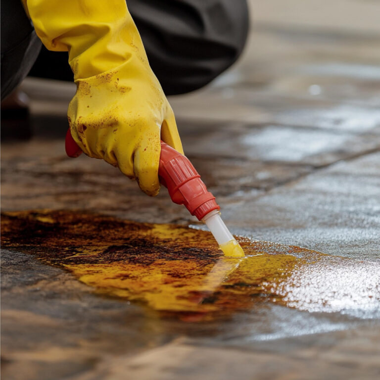 Oil Stains Keeping Your Driveway Spotless.